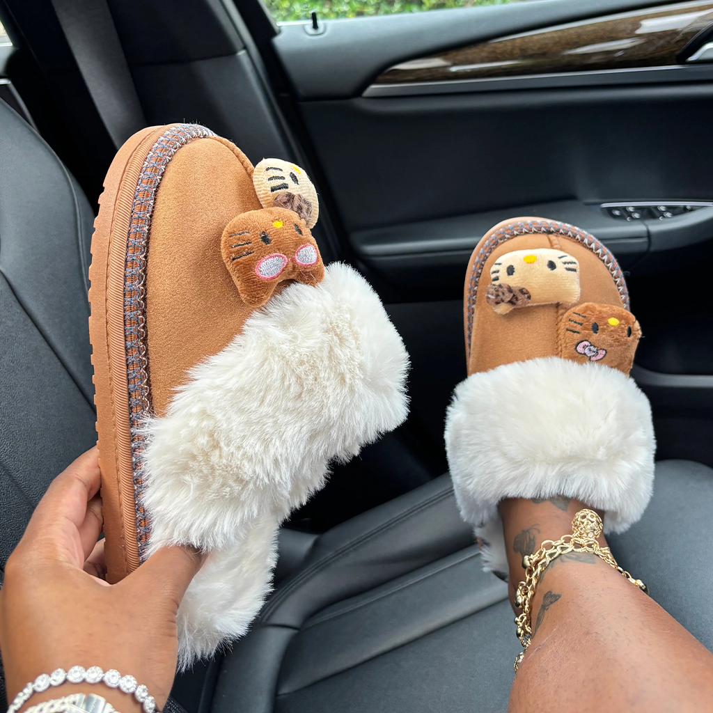 Cozy Kitty Slippers